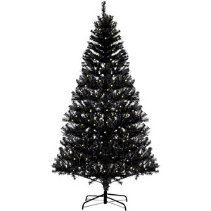 Artificial Christmas Tree with 250 Warm White Lights, Prelit Xmas Tree with 818 Trunks for Living Room, Office & Holiday Decor - 1 of 4