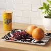 4.5"x11" Melamine Rectangle Serving Platter Black - Room Essentials™ - 2 of 3