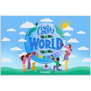Crayola Color The World Blue Rug By Well Woven - 1 of 4