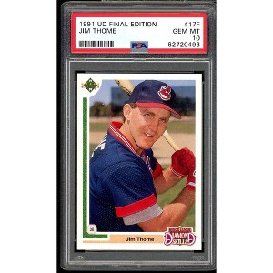 Jim Thome Rookie Card 1991 Upper Deck Final Edition #17F - 1 of 2