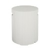 Christopher Knight Home Leora Modern 16" x 20" Ribbed Concrete Propane Tank Cover - 4 of 4