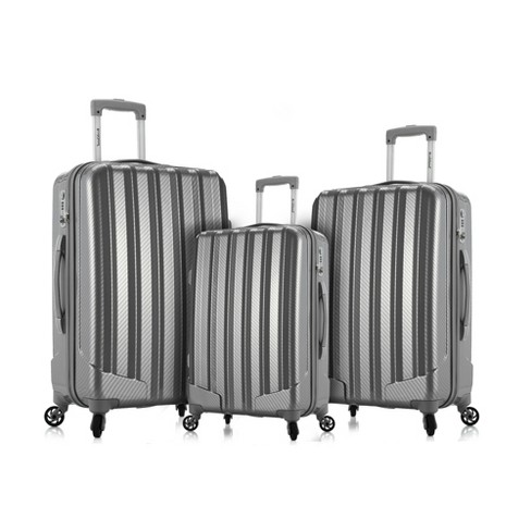 Miami Carryon Collins Expandable Hardside Checked 3pc Luggage Set : Target