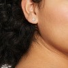 14K Gold Plated Cubic Zirconia Stud Earrings - A New Day™ Clear/Gold: Polished Nickel-Free Fashion Jewelry - 2 of 4