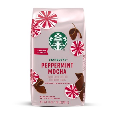 Starbucks Peppermint Mocha Medium Roast Coffee - 17oz
