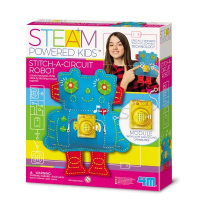 4M STEAM Powered Kids: Stitch-A-Circuit Robot