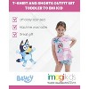 Bluey Girls T-Shirt and French Terry Shorts Outfit Set Little Kid to Big Kid Sizes (2T - 10-12) - 3 of 4