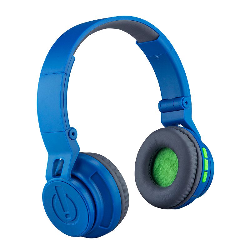 eKids Bluetooth Headphones for Kids, Over Ear Headphones for School, Home, or Travel – Blue (EK-B50B.EXv0), 2 of 6