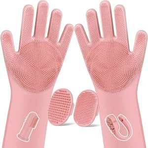 6PCS Pet Grooming Kit for Dogs,Cats and Horses | Dog Washing Gloves | Dog Bath Brush | Dog Bath Gloves | Dog Shampoo Brush | Pet Grooming Gloves - 1 of 1