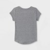 Toddler Girls' Solid Knit Short Sleeve T-Shirt - Cat & Jack™ - 2 of 3