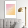 Bohomadic.Studio I Am Proud To Be ME Body Positivity Metal Framed Art Print - Deny Designs - 2 of 4