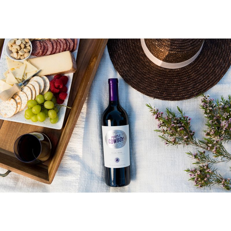 Purple Cowboy Trail Boss Cabernet Sauvignon Red Wine - 750ml Bottle, 3 of 8