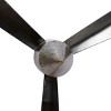 31" x 27" Metal Airplane Propeller 3 Blade Wall Decor with Aviation Detailing Black - Olivia & May: Iron Crafted, Indoor Display - 4 of 4