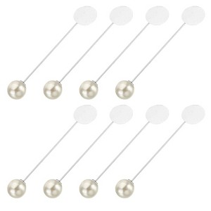 Unique Bargains Decorative DIY Women's Clothing Dress Round Sewing Brooch Pins 30 Pcs - 1 of 4