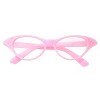 grinderPUNCH 50s Womens Costume Cat Eye Glasses Adult Size with Rhinestone (Black) - 2 of 3
