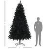 TopComfy Christmas Tree Stand 9FT Auto Open Tree with 2132 Branch Tips for Holiday Decor, Black, 57.1"*57.1"*106.3" - 3 of 4