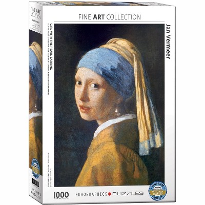 Eurographics Inc. Girl with the Pearl Earring by Jan Vermeer de Delft 1000 Piece Jigsaw Puzzle
