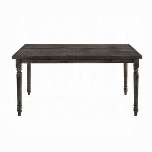 Sapphtopaz Dining Table Kitchen Table Rectangular Dining Table Dining Room Table for 6 with Sturdy Frame for Kitchen, Dining Room - 1 of 4