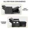 Vipbear L-Shaped Sleeper Sofa with Pull Out Bed,82" Sectional Couch with Reclining Backrest/Armrest Storage/Cup Holder/Side Pocket,Tool-Free Assembly - 4 of 4