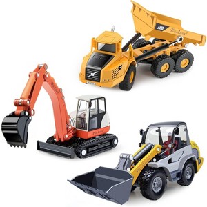 iPlay, iLearn Heavy Duty Construction Site Playset, Metal Dump Truck - 1 of 3