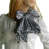 Slickblue Black & White Plover Design Silk Scarf – Fashionable, Lightweight, Soft Women's Shawl – Two Sizes - 3 of 4