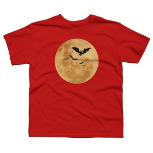 Boy's Design By Humans Halloween - Moon By MonkeyStore T-Shirt - 1 of 3
