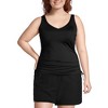 Lands' End Chlorine Resistant Underwire Tankini Swimsuit Top - 4 of 4