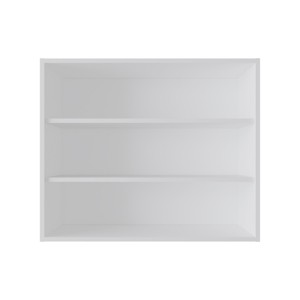 GlasFlength Kitchen Storage Kitchen Wall Cabinet Open Shelves Cabinet Rectangular Storage Cupboard for Kitchen, White, 12"*36"*30" - 1 of 4