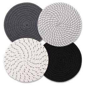 Itopfox Trivets for Hot Dishes, Kitchen Hot Pads, Heat Resistant Pot Holders Set of 4, Essential for Home and Kitchen Protection - 1 of 4