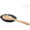 OGGI Spooner Ceramic Spoon Rest- Spoon Rest for Stove Top, Spoon Holder for Countertop, Black - 2 of 4