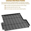 Truck Bed Mat for 2005-2023 Toyota Tacoma Double/Crew Cab 5 Feet(60.5 inches) Bed, All Weather TPE Heavy Duty Pickup Bed Liner Cargo Mat - 4 of 4