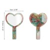 Unique Bargains Heart Shaped Handheld Mirrors 1 Pc - 2 of 3