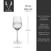Viski Admiral Crystal Universal Wine Glasses, Set - 3 of 4