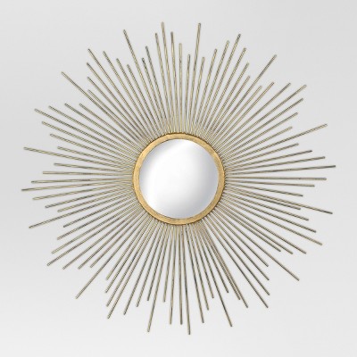 sunburst wall mirror