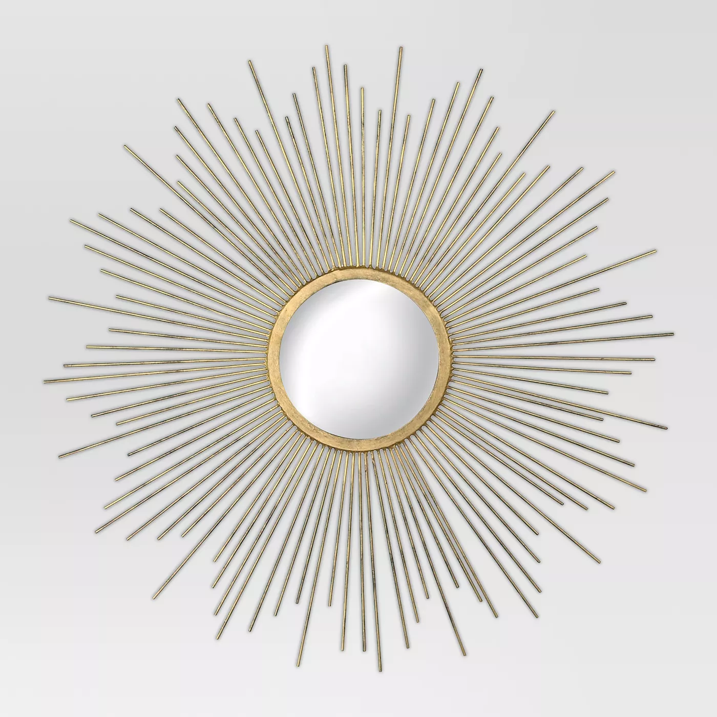 23" Sunburst Decorative Wall Mirror Metal Antique Gold - MCS - image 1 of 7