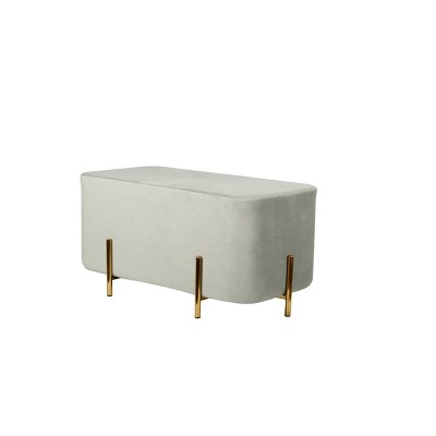 Brassex Allure Ottoman Gray