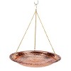BBH18 18" Hanging  Pure Copper Bird Bath - Good Directions - 4 of 4