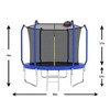 BestParts 8FT Trampoline with Basketball Hoop, Ladder & Safety Enclosure - 3 of 4