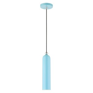 Livex Lighting Ardmore 1 - Light Pendant in  Shiny Baby Blue - 1 of 1