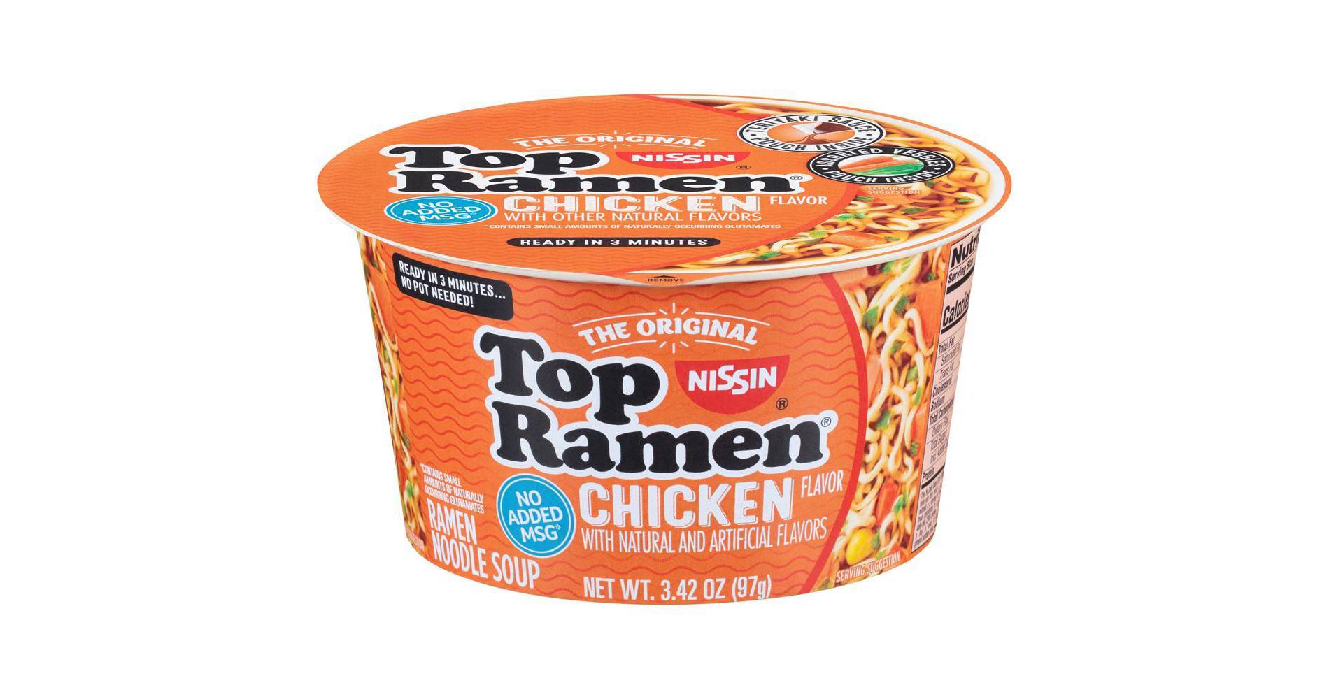Nissin Top Ramen Bowl Chicken - 3.42oz