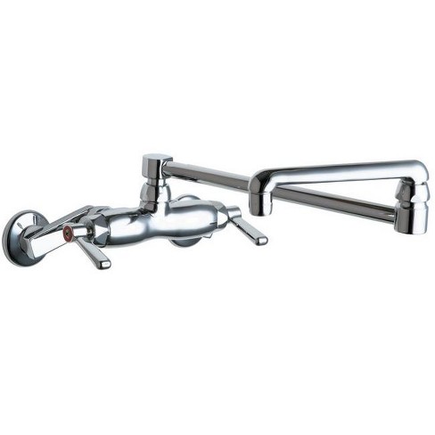 Chicago Faucets 445 Dj18ab Wall Mounted Pot Filler Faucet With