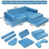 Nasitip 13PCS Modular Kids Couch Nugget Couch,Toddler Couch for Creative Boys Girls, Convertible Nugget Couch Kids Modular Play Couch, 56.7"x28.35" - 3 of 4