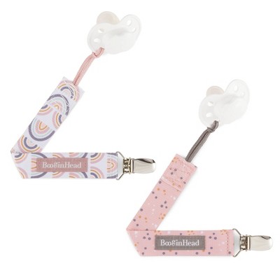 BooginHead 2pk PaciGrip Pacifier Clip Holder