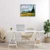 Stupell Industries Classical Wheat Field with Cypresses Framed Giclee Art - 3 of 4