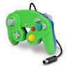 Cirka Wired Controller for Nintendo Gamecube/Wii in Neon Green/Blue - 2 of 3
