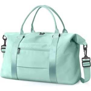 Travel bag, waterproof weekend backpack, portable gym bag with retractable handle - 1 of 4