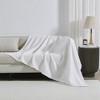Cotton Super Soft All-Season Waffle Weave Knit Blanket - Great Bay Home - image 3 of 4