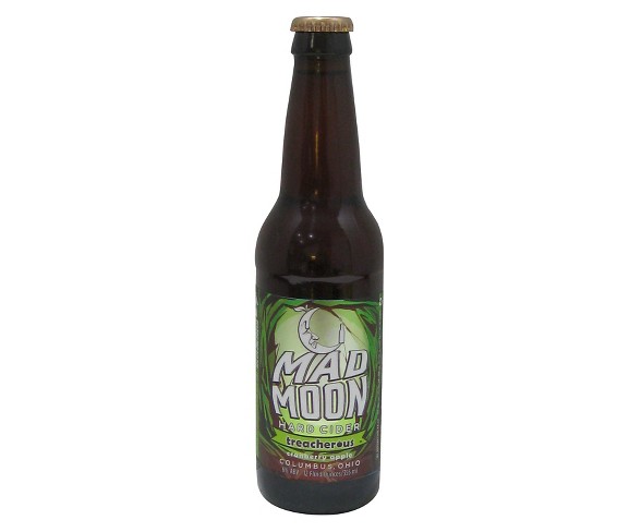 Mad Moon&#174; Treacherous Cranberry Apple Semi-Sweet Cider - 4pk / 12oz Bottles