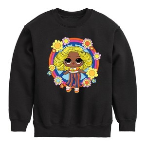 Boys' - LOL Surprise! - Shine Bay Bay Retro Graphic Long Sleeve Fleece Sweatshirt - 1 of 4