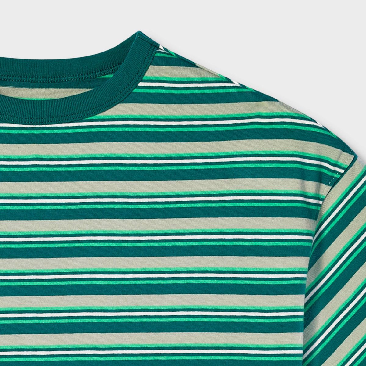 Boys' Short Sleeve 100% Cotton Striped Oversized Fit T-Shirt - Cat & Jack™ - thumbnail 9
