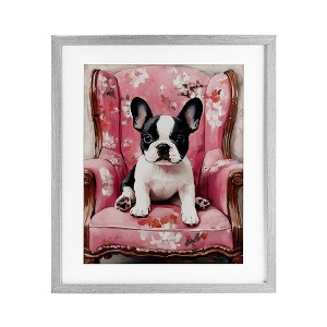 Stupell Industries Sweetest Dog Frenchie Framed Print Under Glass Art - 1 of 4